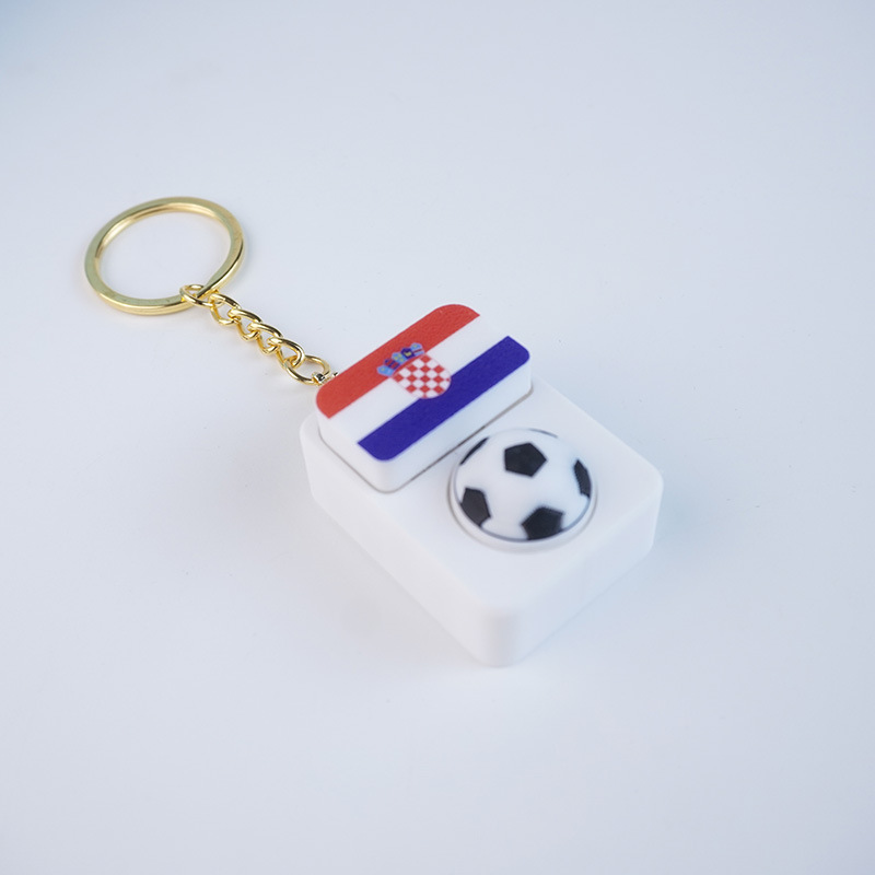 Llavero clicker con bandera nacional del Mundial 2026
