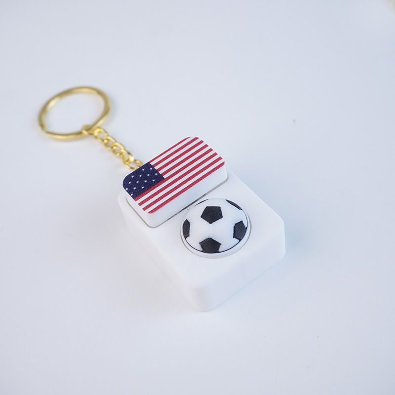 Llavero clicker con bandera nacional del Mundial 2026