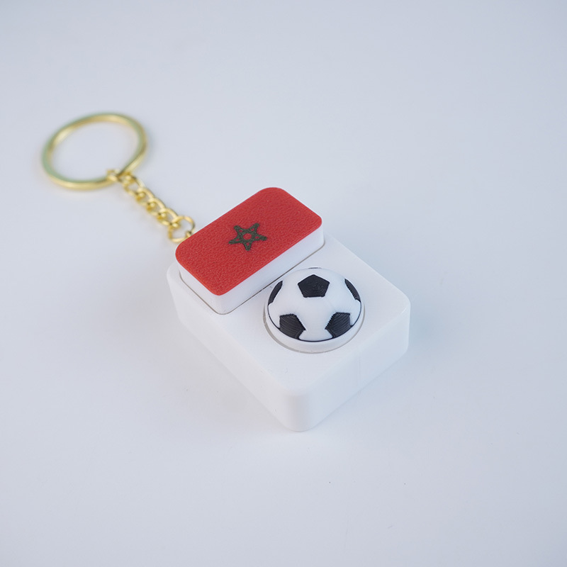 Llavero clicker con bandera nacional del Mundial 2026