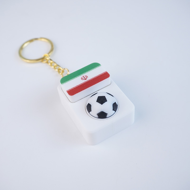 Llavero clicker con bandera nacional del Mundial 2026