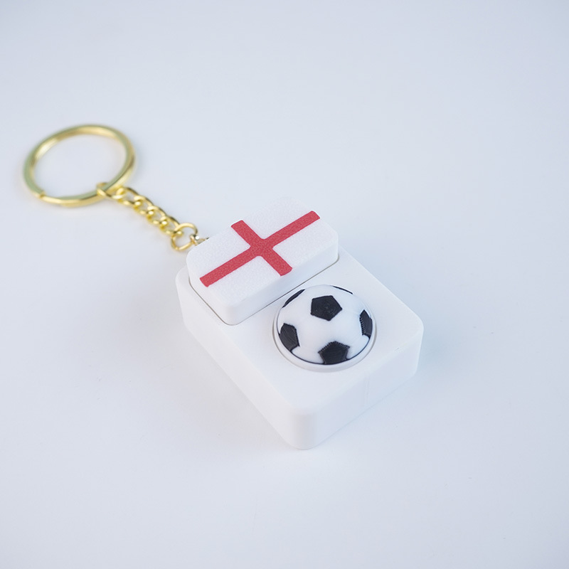 Llavero clicker con bandera nacional del Mundial 2026