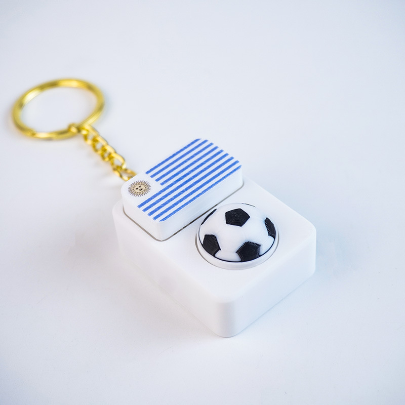 Llavero clicker con bandera nacional del Mundial 2026