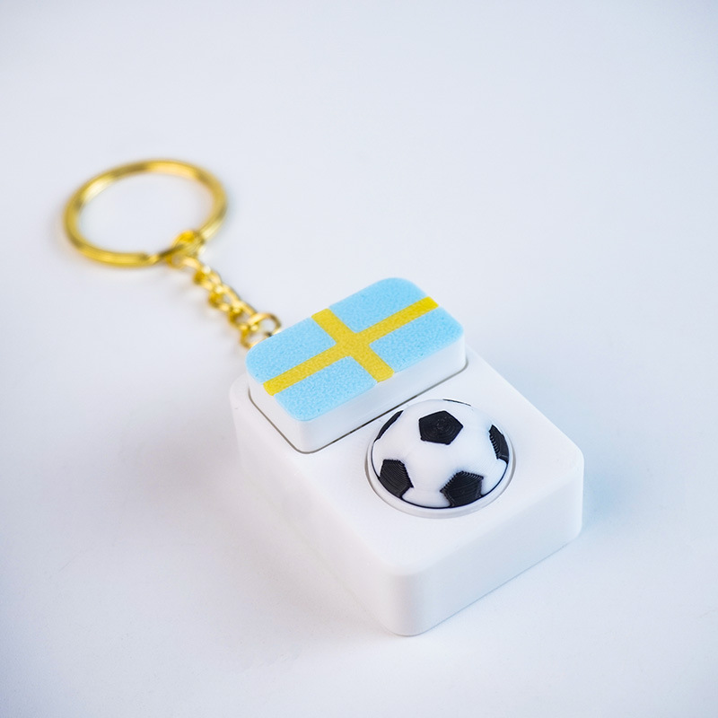Llavero clicker con bandera nacional del Mundial 2026