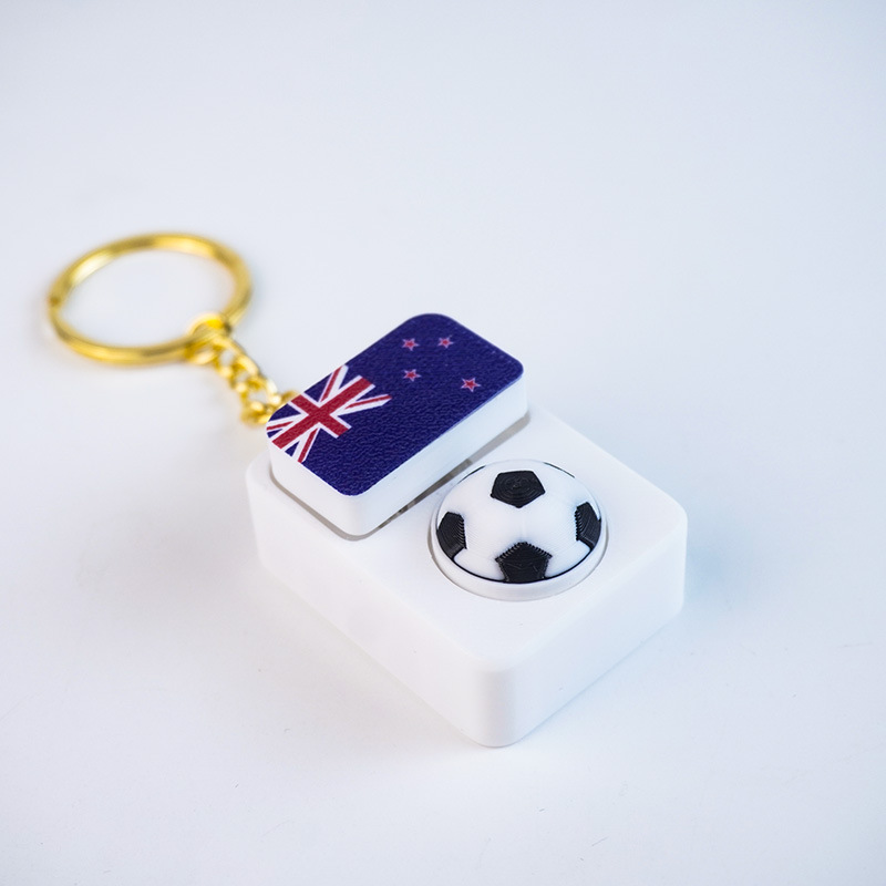 Llavero clicker con bandera nacional del Mundial 2026