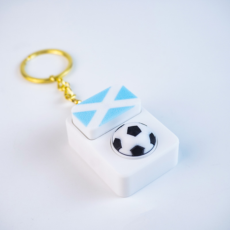 Llavero clicker con bandera nacional del Mundial 2026