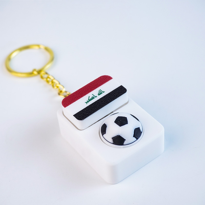 Llavero clicker con bandera nacional del Mundial 2026