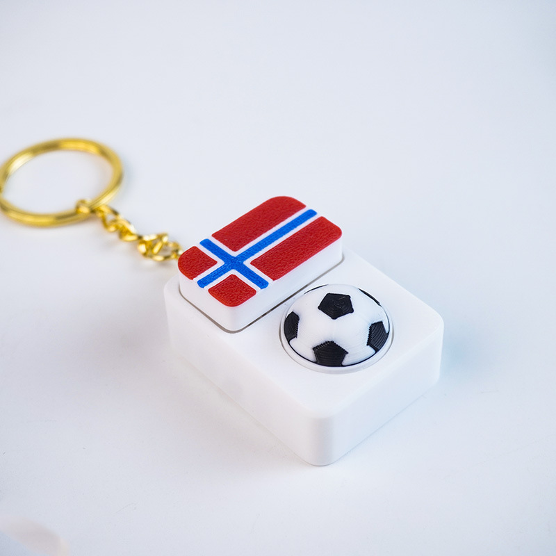 Llavero clicker con bandera nacional del Mundial 2026