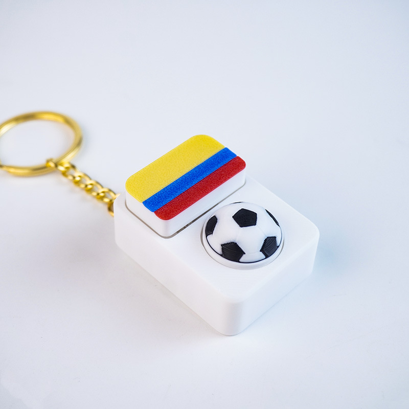 Llavero clicker con bandera nacional del Mundial 2026