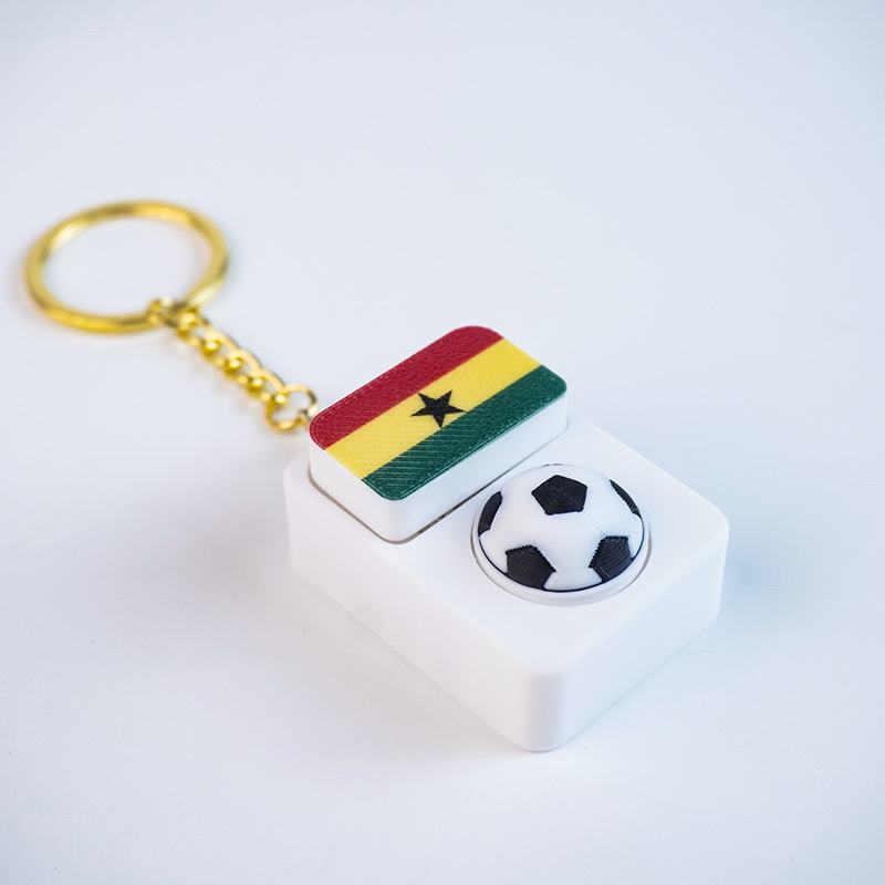 Llavero clicker con bandera nacional del Mundial 2026
