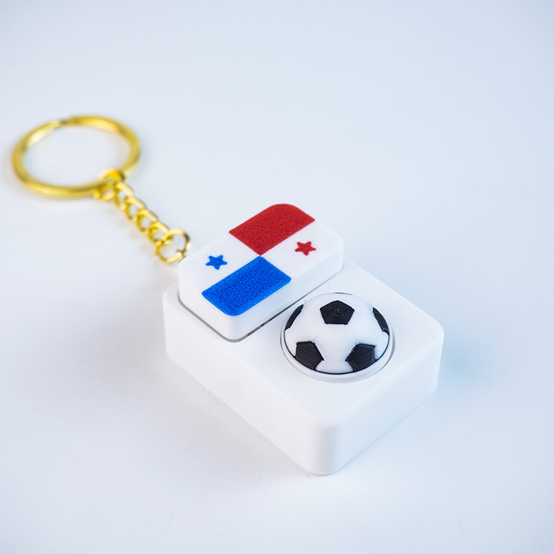 Llavero clicker con bandera nacional del Mundial 2026