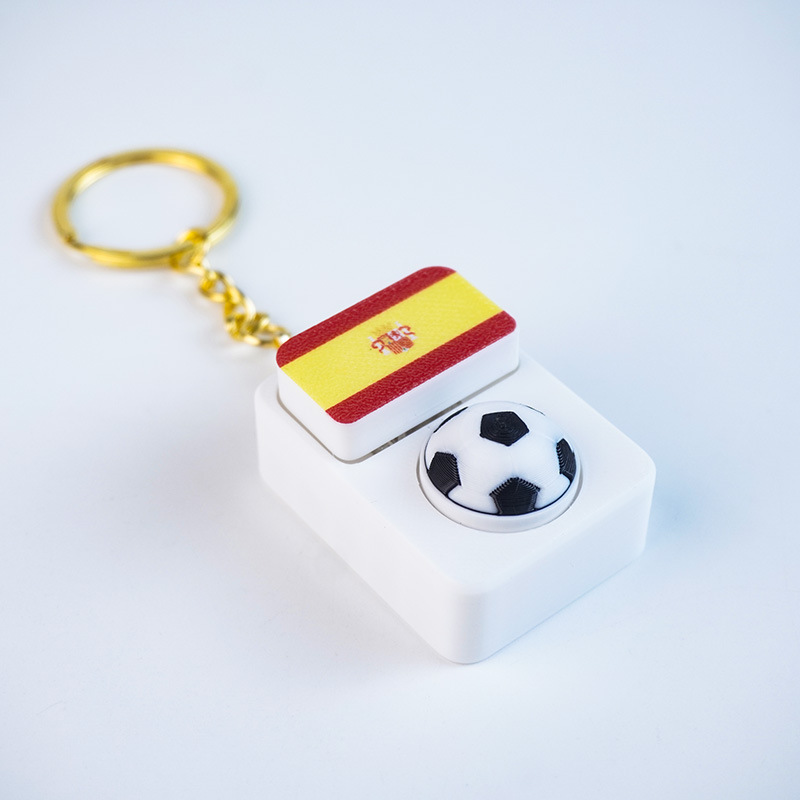 Llavero clicker con bandera nacional del Mundial 2026