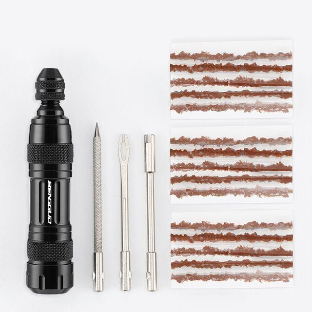 Tubeless Tire Repair Kit – Aluminum Case🪄🚗