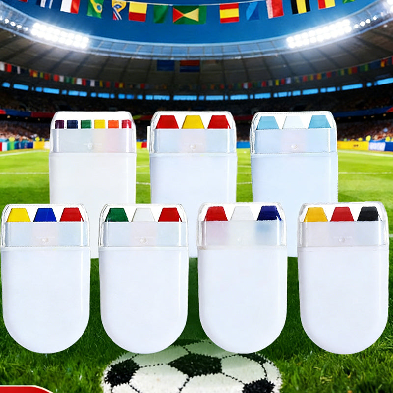 Barra de pintura facial de bandera para aficionados a los deportes y eventos