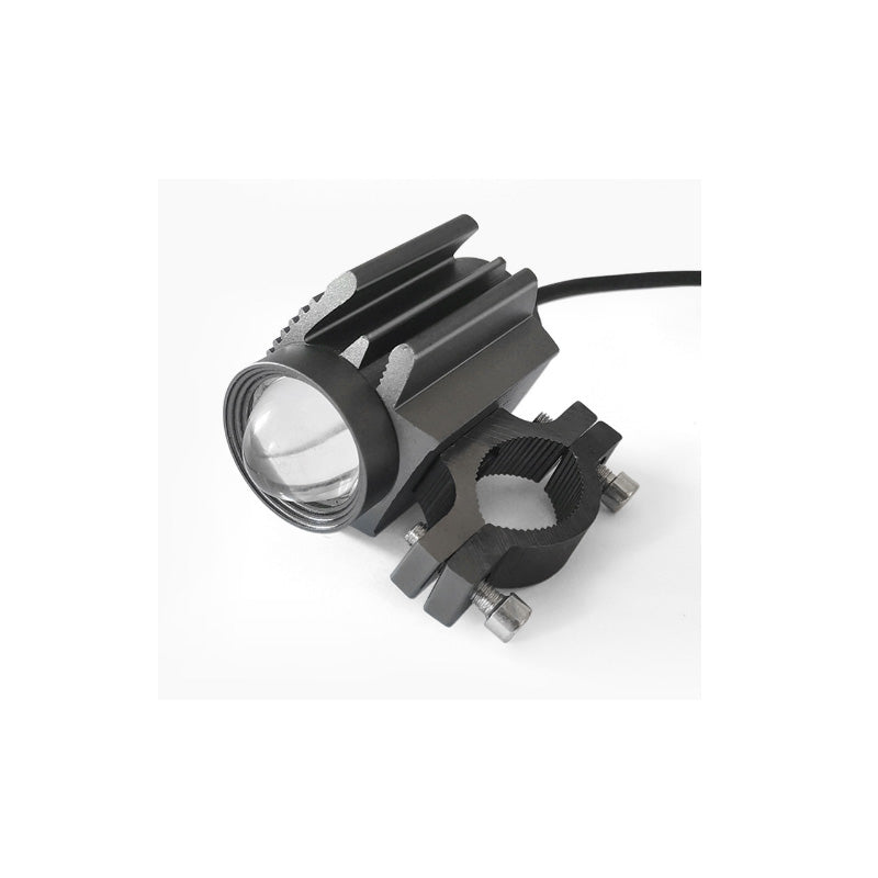 Universal motocicleta led foco doble color auxiliar luz de conducción