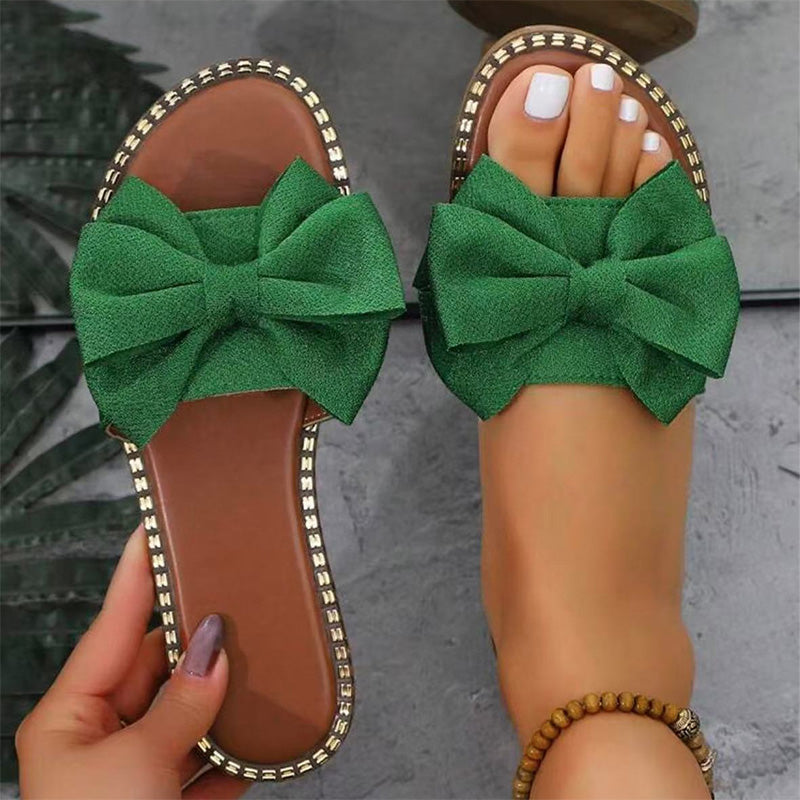 Sandalias con lazo chic para mujer