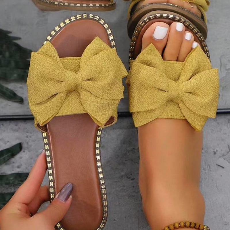 Sandalias con lazo chic para mujer