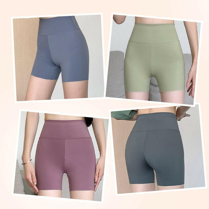 Pantalones cortos de yoga sin costuras moldeadores 3 en 1