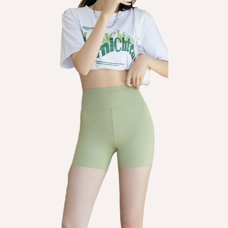 Pantalones cortos de yoga sin costuras moldeadores 3 en 1