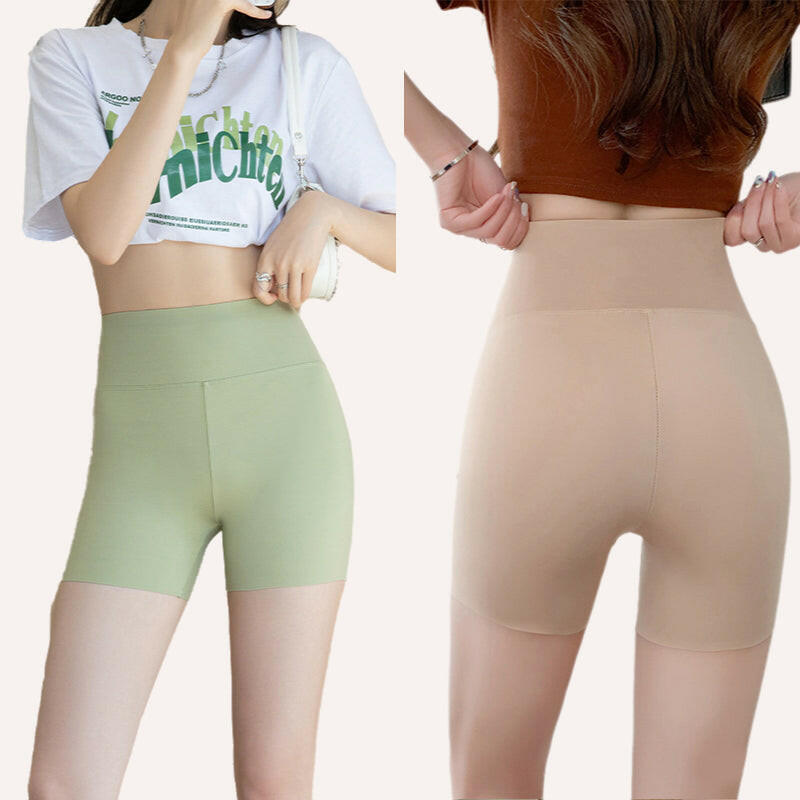 Pantalones cortos de yoga sin costuras moldeadores 3 en 1