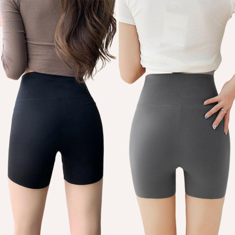 Pantalones cortos de yoga sin costuras moldeadores 3 en 1