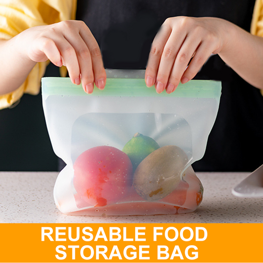 Bolsa de silicona reutilizable para alimentos