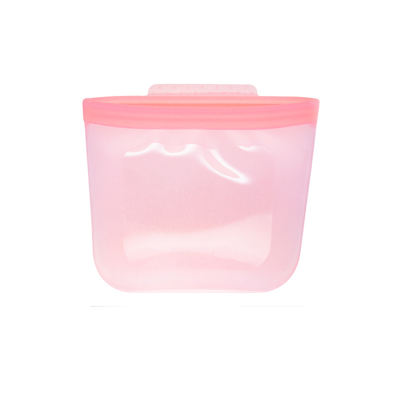 Bolsa de silicona reutilizable para alimentos