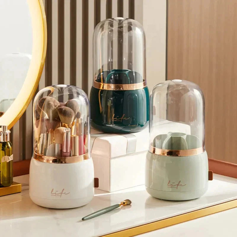 Contenedor De Brochas Para Maquillaje A Prueba De Polvo