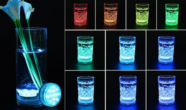 🌊 Sistema de iluminación LED para buceo (10 luces)