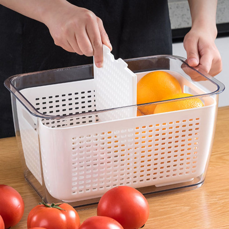 Contenedor de almacenamiento de frutas y verduras frescas