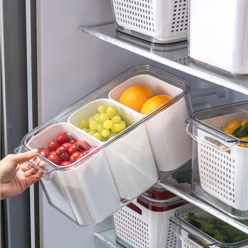 Contenedor de almacenamiento de frutas y verduras frescas