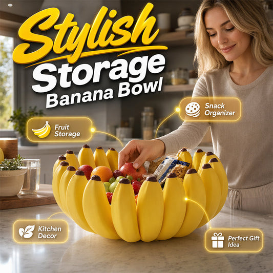 Creative Banana Shape Fruit Bowl