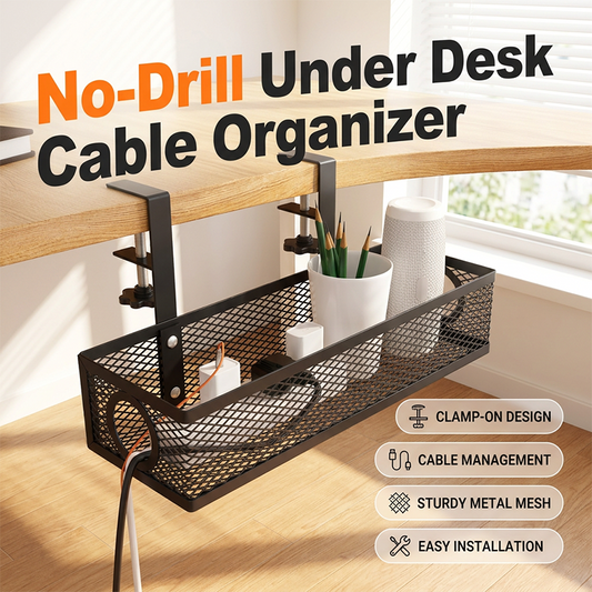 Under Desk Cable Organizer