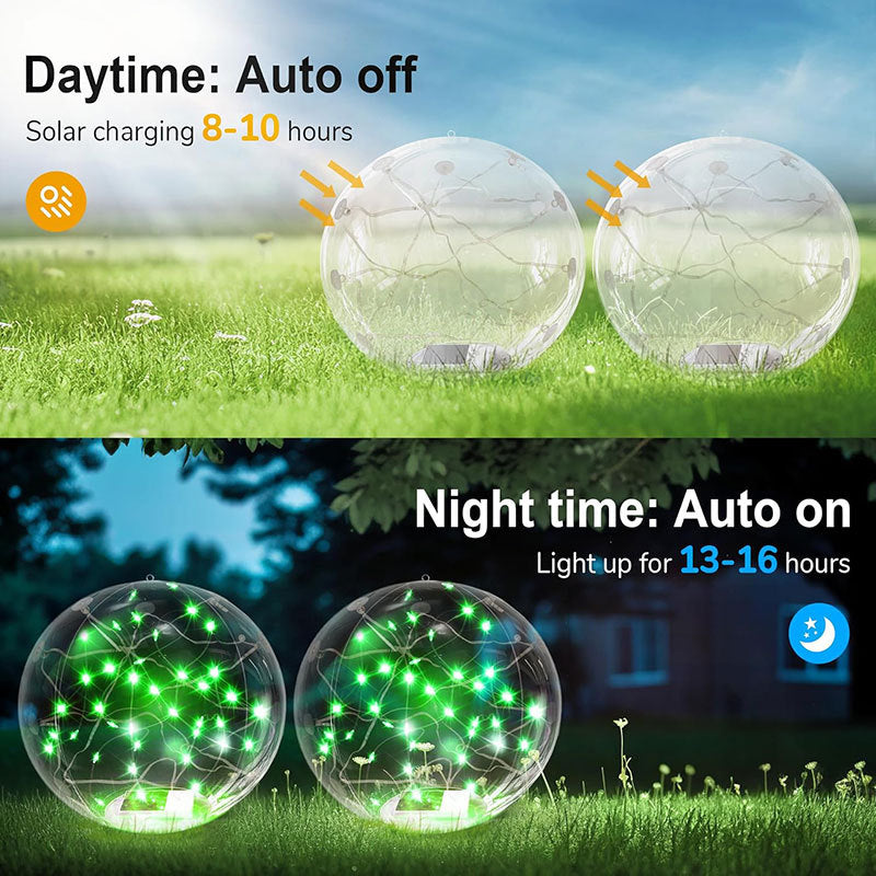Luces solares flotantes para piscina