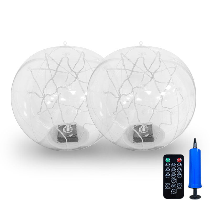 Luces solares flotantes para piscina