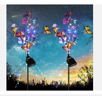 Mariposas solares de jardín