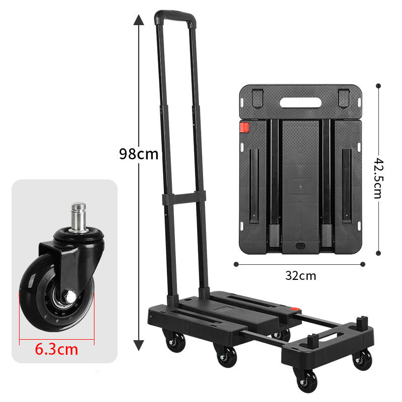 📦Carro de mano plegable y silencioso