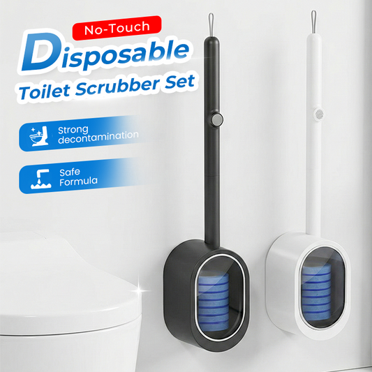 Juego de cepillo para inodoro desechable sin contacto