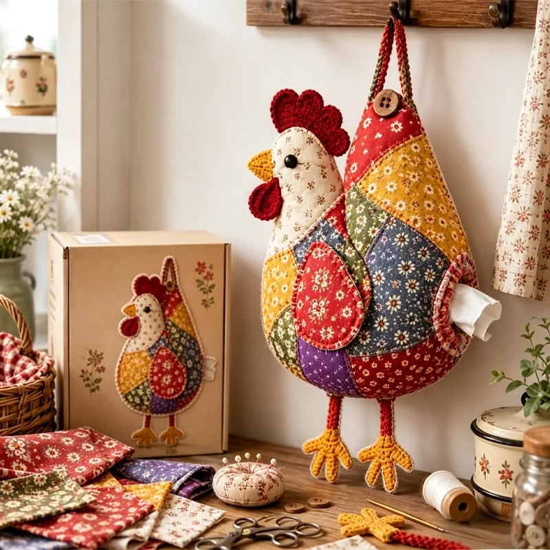 🧵🐤Portapañuelos de Tela para Animales (DIY): ¡Cose, cuelga y alegra cualquier espacio!