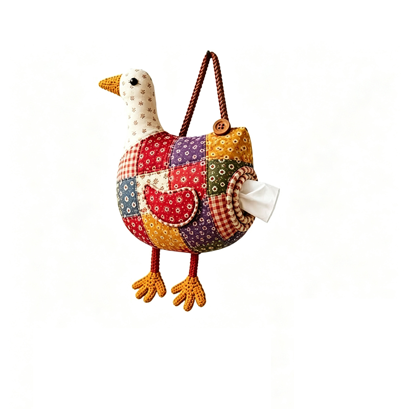🧵🐤Portapañuelos de Tela para Animales (DIY): ¡Cose, cuelga y alegra cualquier espacio!