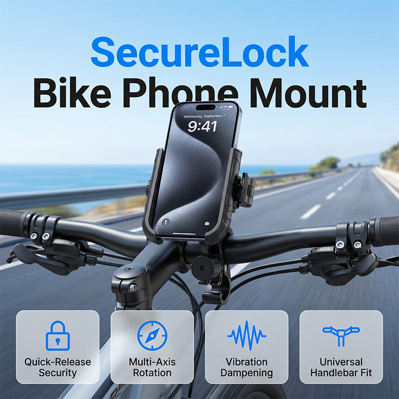 🚴‍♂️ Soporte de Teléfono para Bicicleta de Liberación Rápida