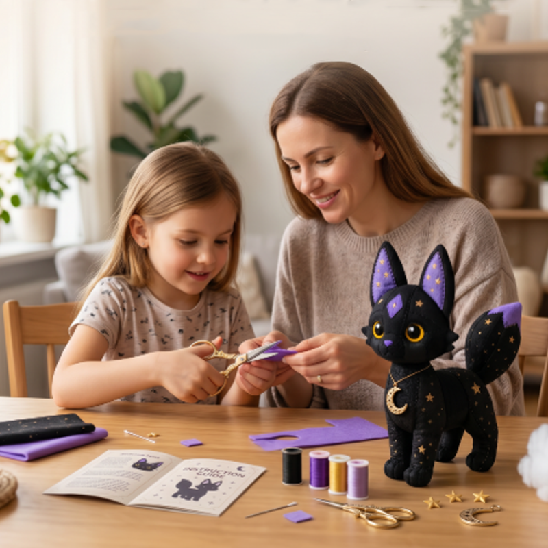 Kit de Costura de Animales Mágicos Ideal para Principiantes