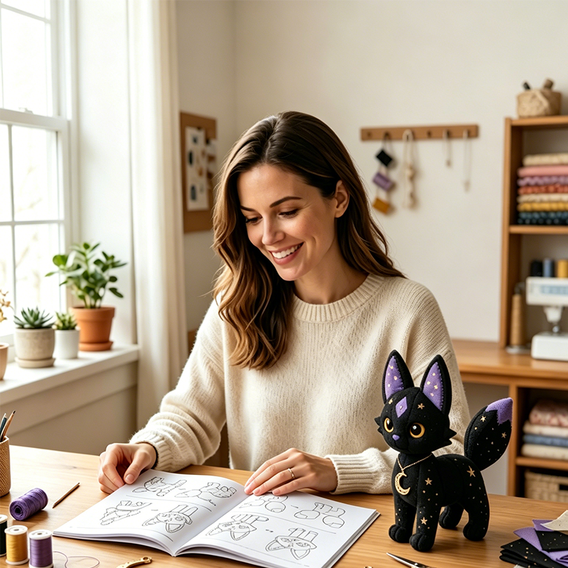 Kit de Costura de Animales Mágicos Ideal para Principiantes