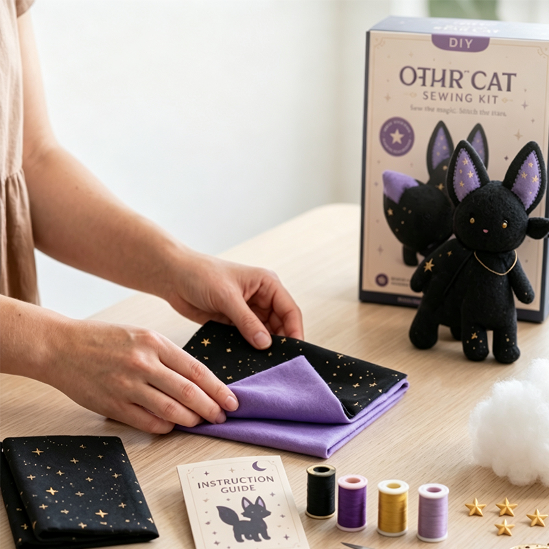 Kit de Costura de Animales Mágicos Ideal para Principiantes