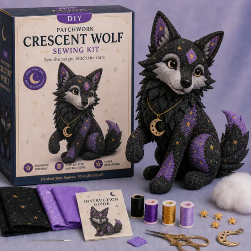Kit de Costura de Animales Mágicos Ideal para Principiantes