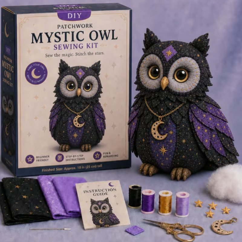 Kit de Costura de Animales Mágicos Ideal para Principiantes