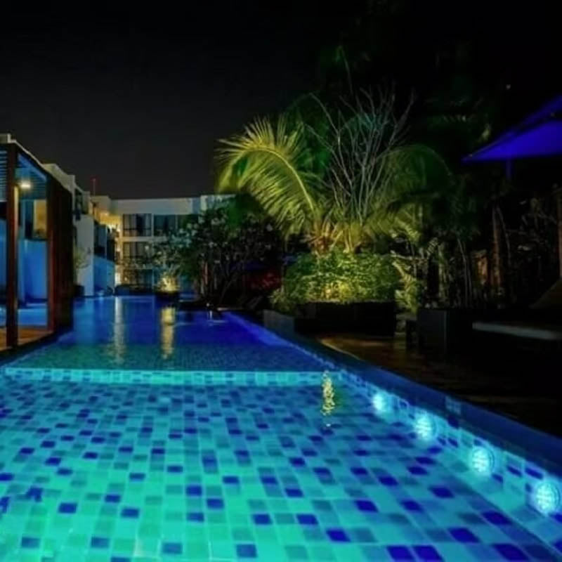 Luces LED Submarinas para Piscina (Control Remoto RF)