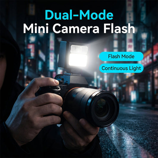 ✨📸 Flash recargable de bolsillo para cámara: ¡siempre listo! 🔋⚡