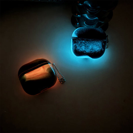 Funda Luminosa de Arena Movediza para AirPods 1/2/3/4/Pro 2 🎧🛡️