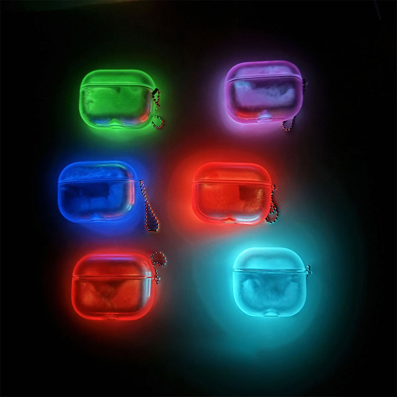 Funda Luminosa de Arena Movediza para AirPods 1/2/3/4/Pro 2 🎧🛡️