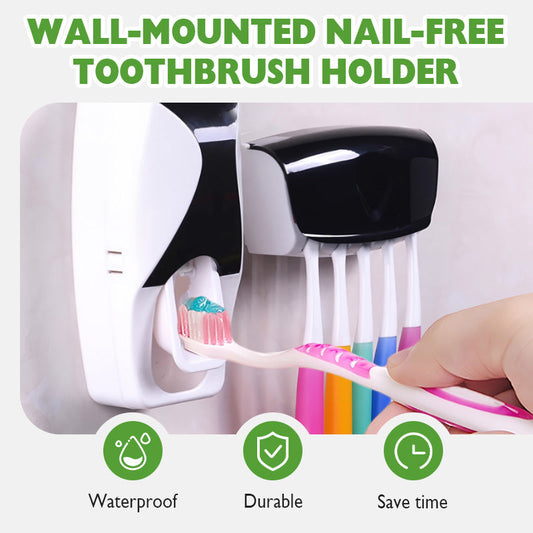 Soporte de Cepillo de Dientes de Pared sin Taladros
